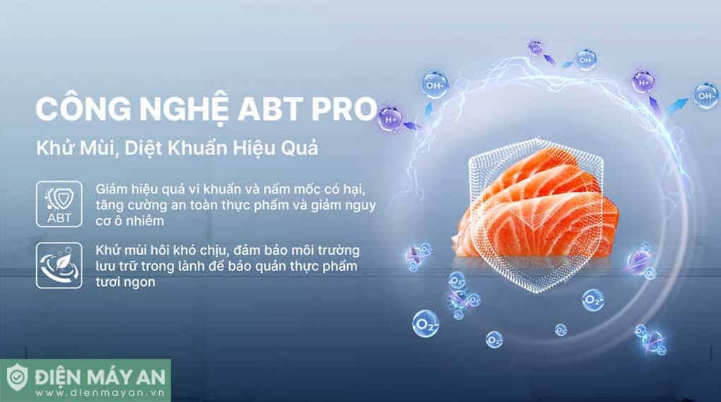 Tủ lạnh Aqua Inverter 4 cánh 529 lít AQR-M600XA(GB)